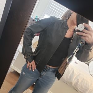 BCBG leather jacket